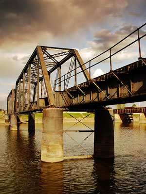 Downtown Train Bridge