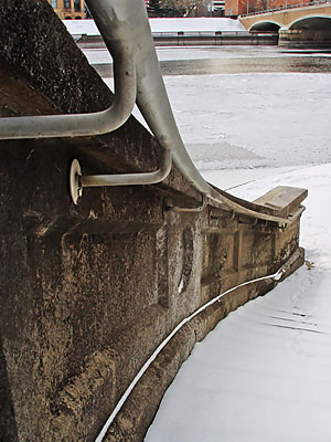 Snow Covered Steps