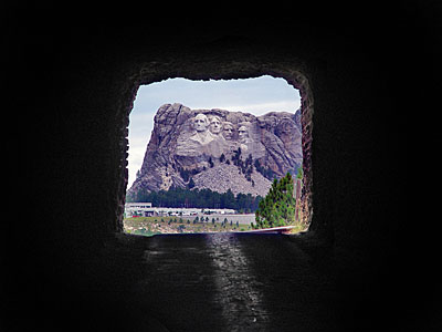 Mt. Rushmore through the Tunnel