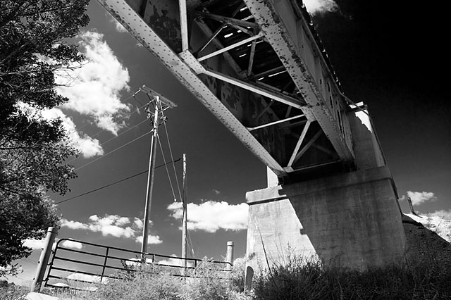 Train Bridge from Below